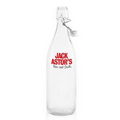 34oz Glass Carafe Water Bottles with Wire Lids